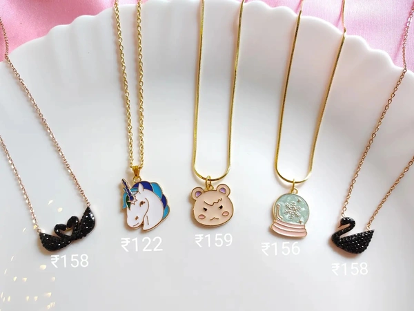 Charm Pendents  - Single Swan