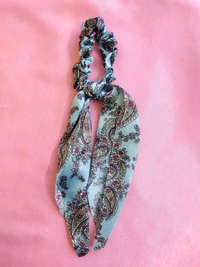 Satin Scarf Scrunchies  - Design 5