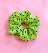Polka Scrunchies  - Peach