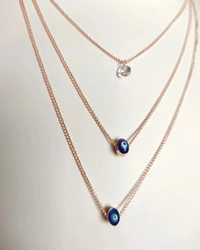 Hamsa Neckpiece 3 - Rose Gold