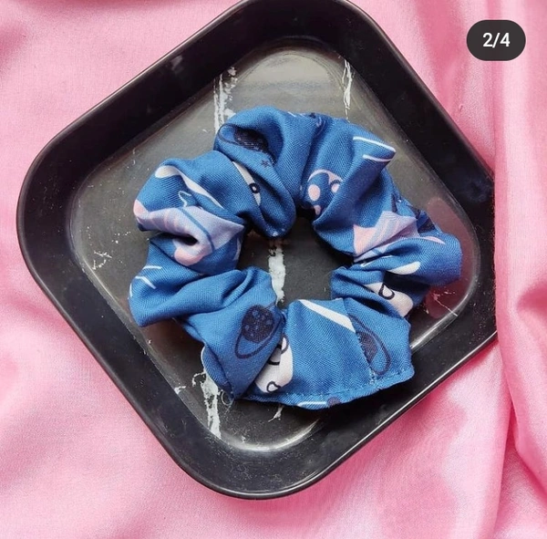 Funky Nylon Scrunchies - Yellow SpongeBob