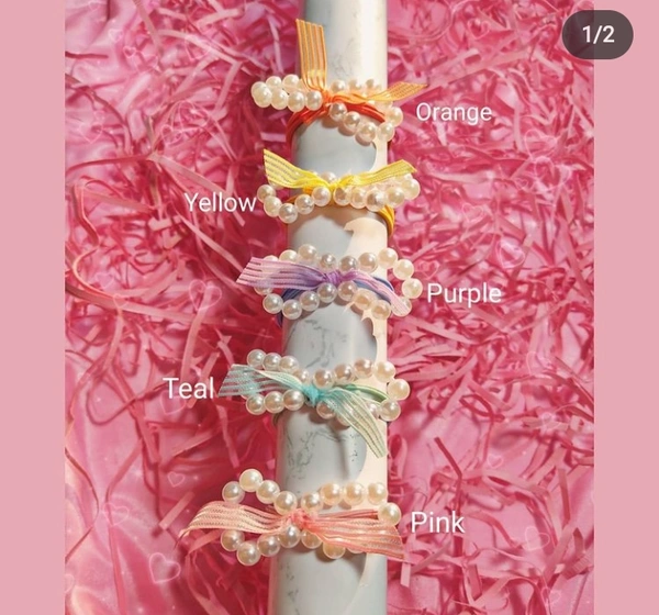 Pearl Now Rubber Band - Pink