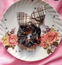Jumbo Bunny Scrunchies - Red
