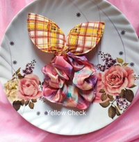 Jumbo Bunny Scrunchies - Red