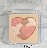 Heart Pallet (Highlighter+blush) - No.1