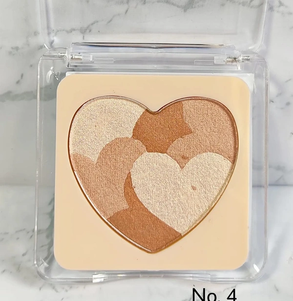 Heart Pallet (Highlighter+blush) - No.1