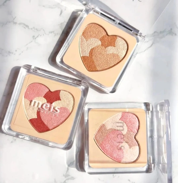 Heart Pallet (Highlighter+blush) - No.1
