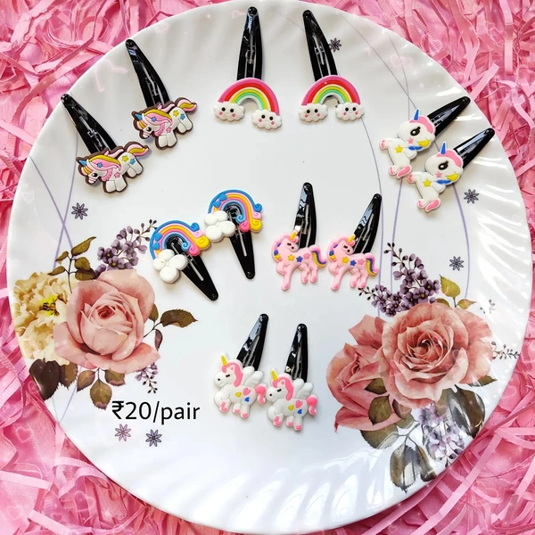 Kawai HairClips  - Blue Sundae