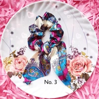 Satin Scarf Scrunchies (set 3) - No. 5