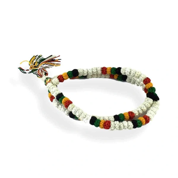 Suttar/sutar Mala (Green)  (108 beads) - multicolour
