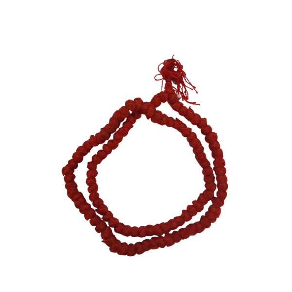 Suttar/Sutar Mala (Green)  (108 beads) - Red