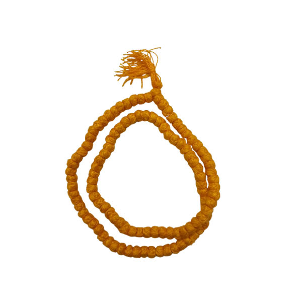 Suttar/Sutar Mala (Green)  (108 beads) - Yellow