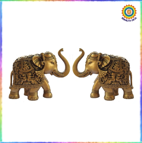 Hathi Jodi for Positivity, Decoration (Pack of 2)