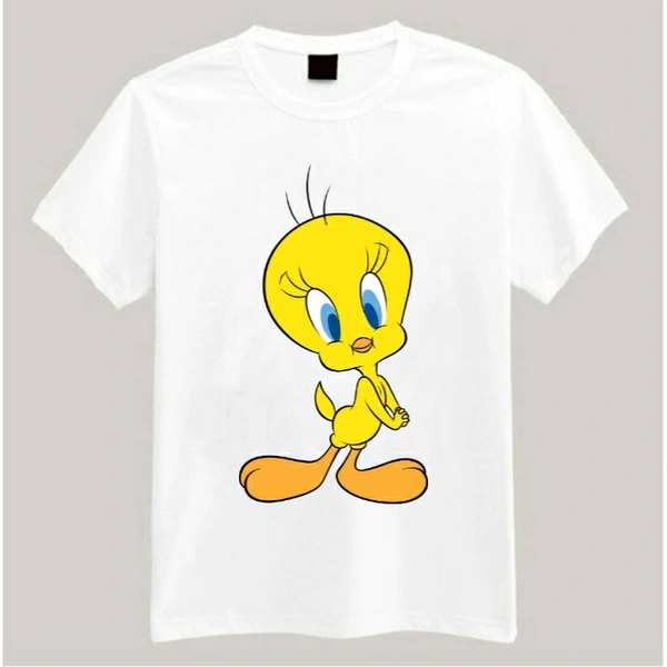 DUCK T-SHIRT - white, 1, M