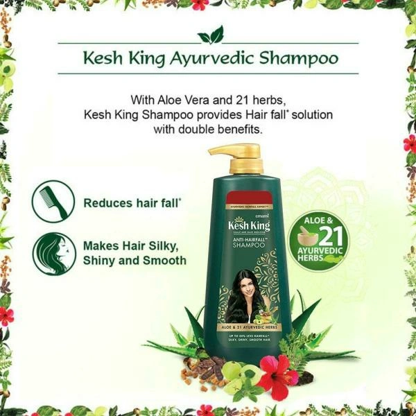 Kesh King Anti-Hairfall Shampoo 600 ml - 1, 600 ML