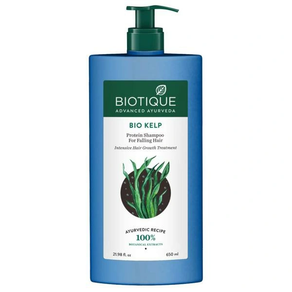 Biotique Bio Kelp Protein Shampoo for Falling Hair 650 ml - 1, 650 ML