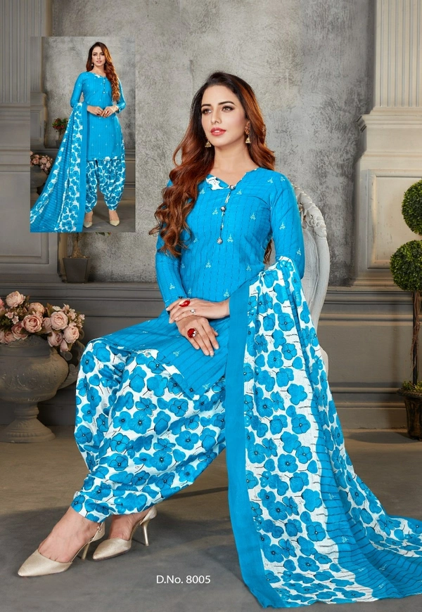 Unstitched Cotton, 3Pc Suit