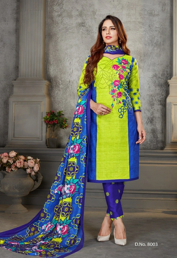 Suit, Unstitched, Cotton