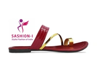 Stylish Flat sandal for women - Mahroon