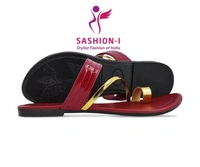 Stylish Flat sandal for women - Mahroon
