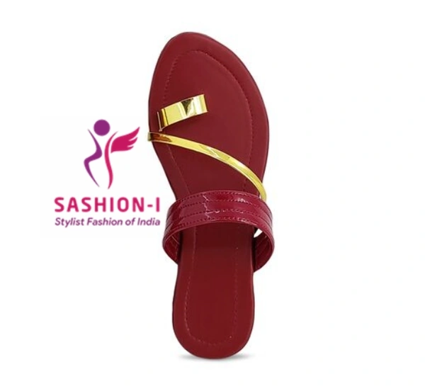 Stylish Flat sandal for women - Mahroon