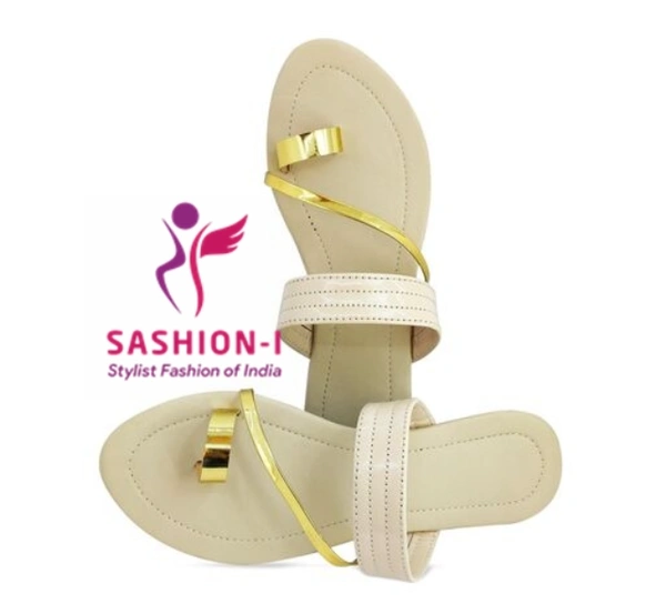 Stylish Flat sandal for women - Cream