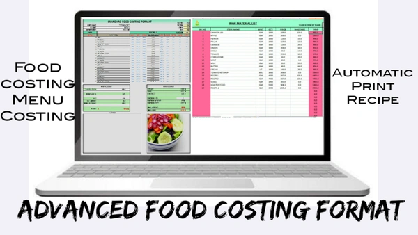 Advance Food Costing Format