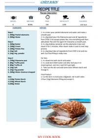 Recipe Book Temple