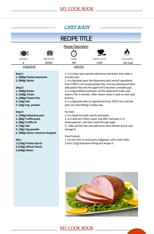 Recipe Book Temple