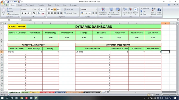 BAINz1 Solution (Invoice+Inventory+Accounting 