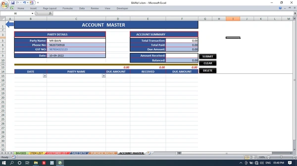 BAINz1 Solution (Invoice+Inventory+Accounting 