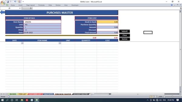BAINz1 Solution (Invoice+Inventory+Accounting 