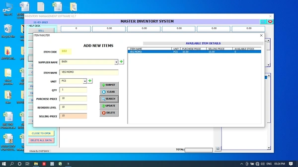 Inventory Software V2.7