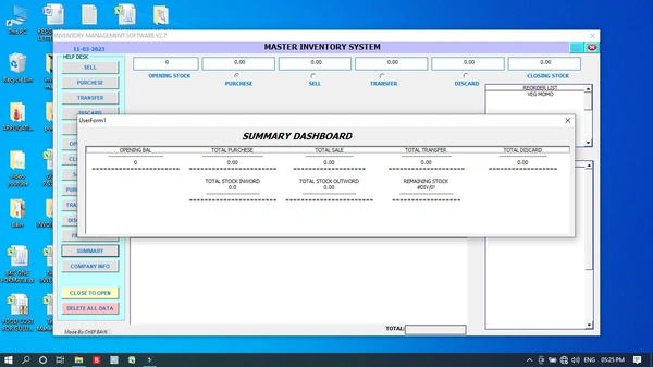 Inventory Software V2.7