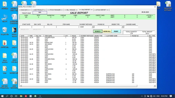 BAINz POS Billings Software 