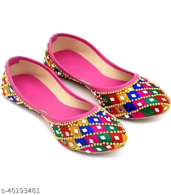 Punjabi Juttie - ind 4, ind 5, ind 6, ind7 ,ind 8, pink,yellow,blue, red, mentioned product size and colour in your address details thankyou.