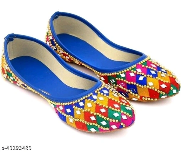 Punjabi Juttie - ind 4, ind 5, ind 6, ind7 ,ind 8, pink,yellow,blue, red, mentioned product size and colour in your address details thankyou.