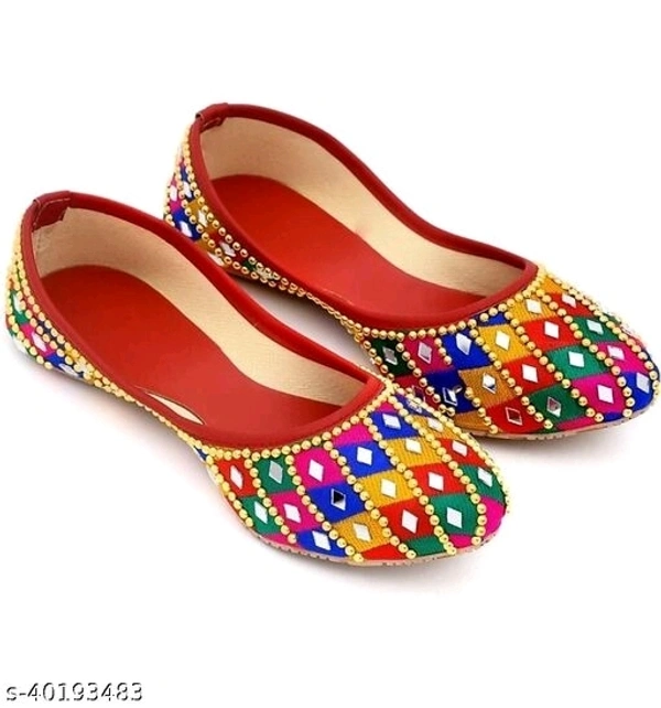 Punjabi Juttie - ind 4, ind 5, ind 6, ind7 ,ind 8, pink,yellow,blue, red, mentioned product size and colour in your address details thankyou.