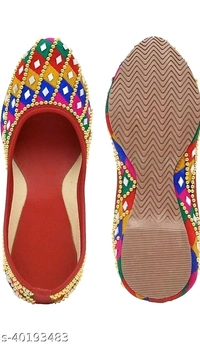 Punjabi Juttie - ind 4, ind 5, ind 6, ind7 ,ind 8, pink,yellow,blue, red, mentioned product size and colour in your address details thankyou.