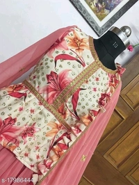 Women Stylish Lehnga - semi stitched, unstiçhed ,free size, peach