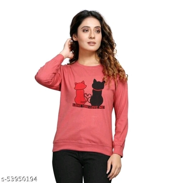 Women Sweatshirt - Red,pink,peach, m ,l,xl,xxl