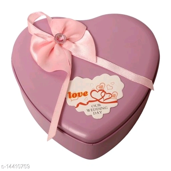 Heart Shape Gift Box With Beautiful Teddy Bear - free size, blue,red,pink