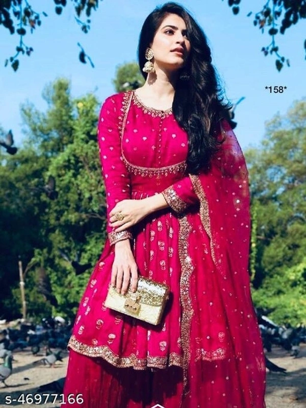 Gorgeous  Women Duppata Set - xl, pink