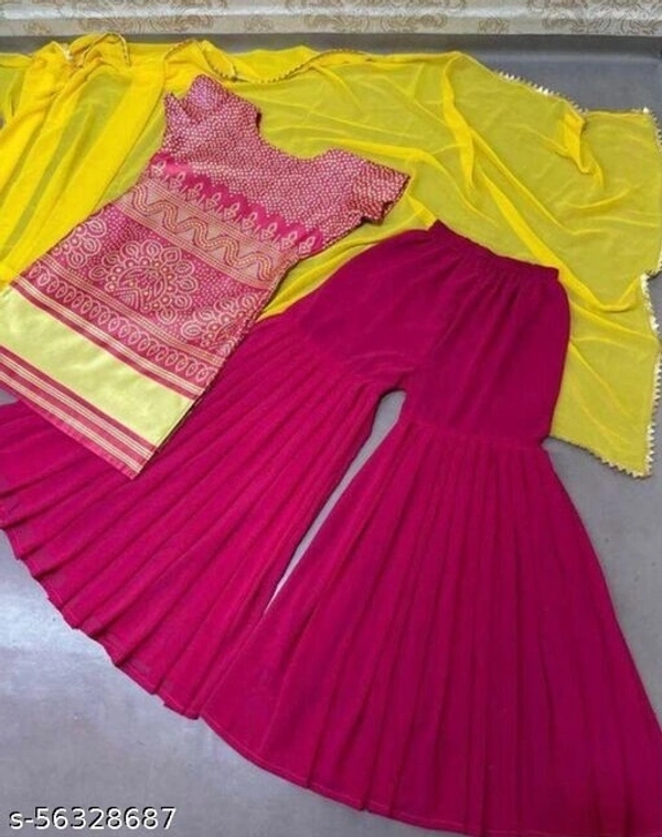 Preety Women Dupatta Set - pink, green, xl,xxl