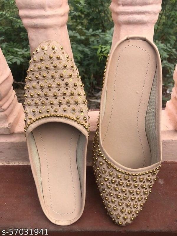 Stylish Jutties -  IND-3, IND-4, IND-5, IND-6, IND-7, IND-8, light grey,orange,mehndi color, Mentioned product size and colour in your address details thankyou