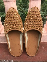 Stylish Jutties -  IND-3, IND-4, IND-5, IND-6, IND-7, IND-8, light grey,orange,mehndi color, Mentioned product size and colour in your address details thankyou