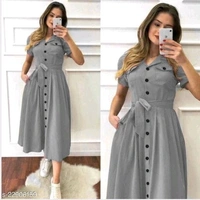 Shirt Dress - green,red,grey,black, yellow
