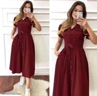 Shirt Dress - green,red,grey,black, yellow