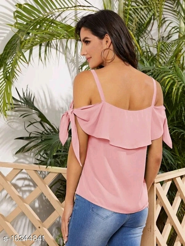 Off Shoulder Top - baby pink 