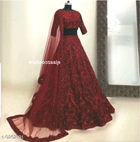 Gorgeous Lehngas - blue,mehroon,black,red